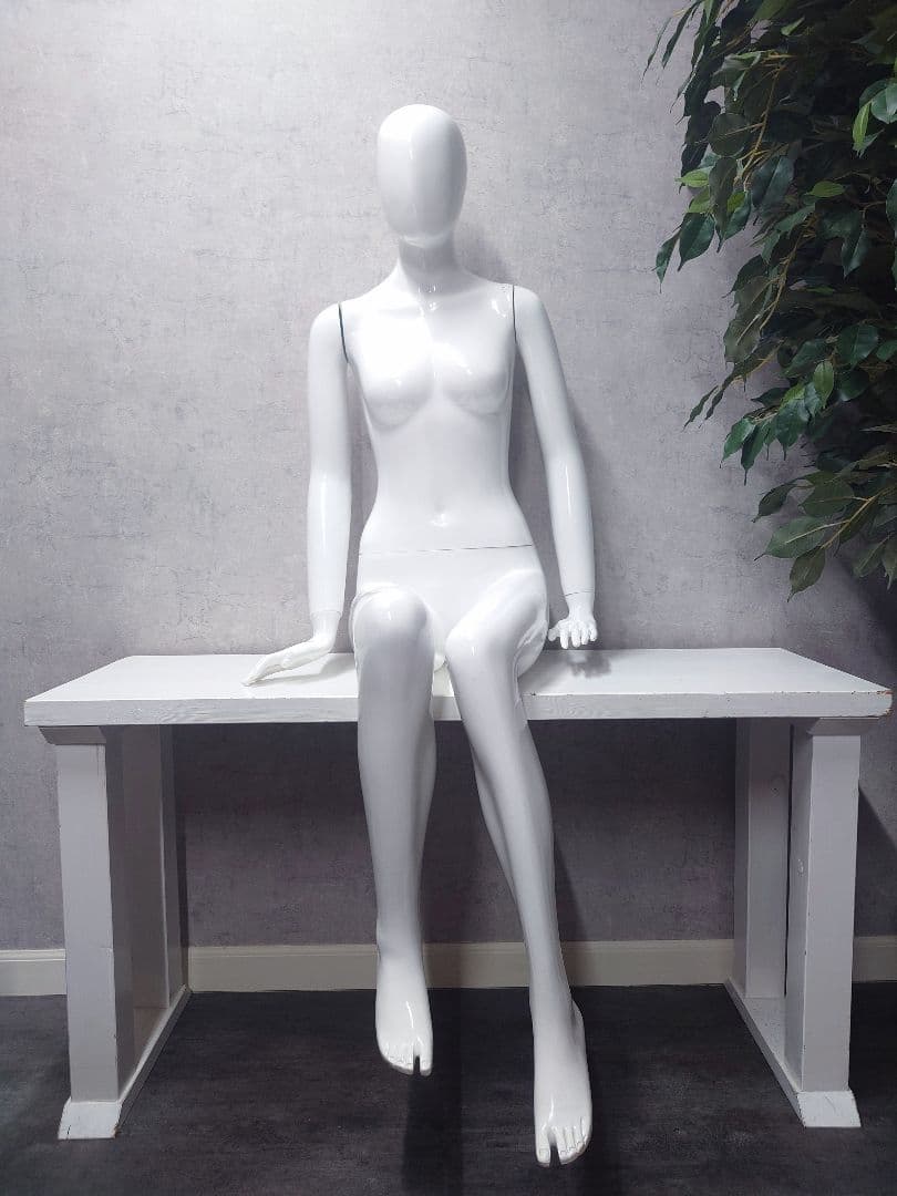 【送料込み】座りポーズ　リアルマネキン　トルソー　レディース　婦人　9号