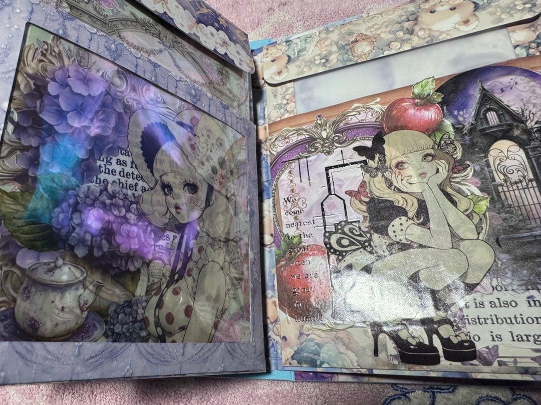 女の子のおすそ分けファイル　ブルー系