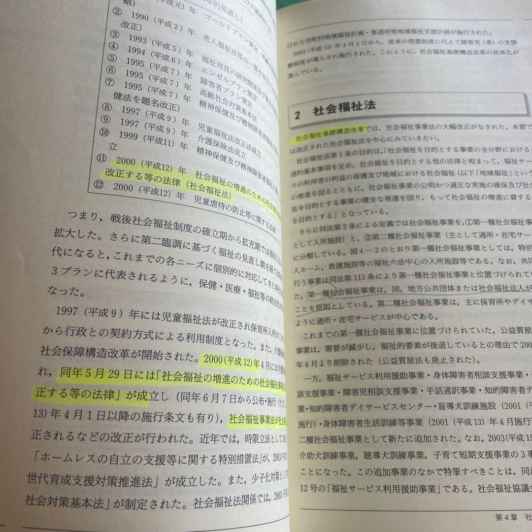 ❤️❤️❤️社会福祉士養成講座 1、5、6、7、10、11、12、13❤️八冊